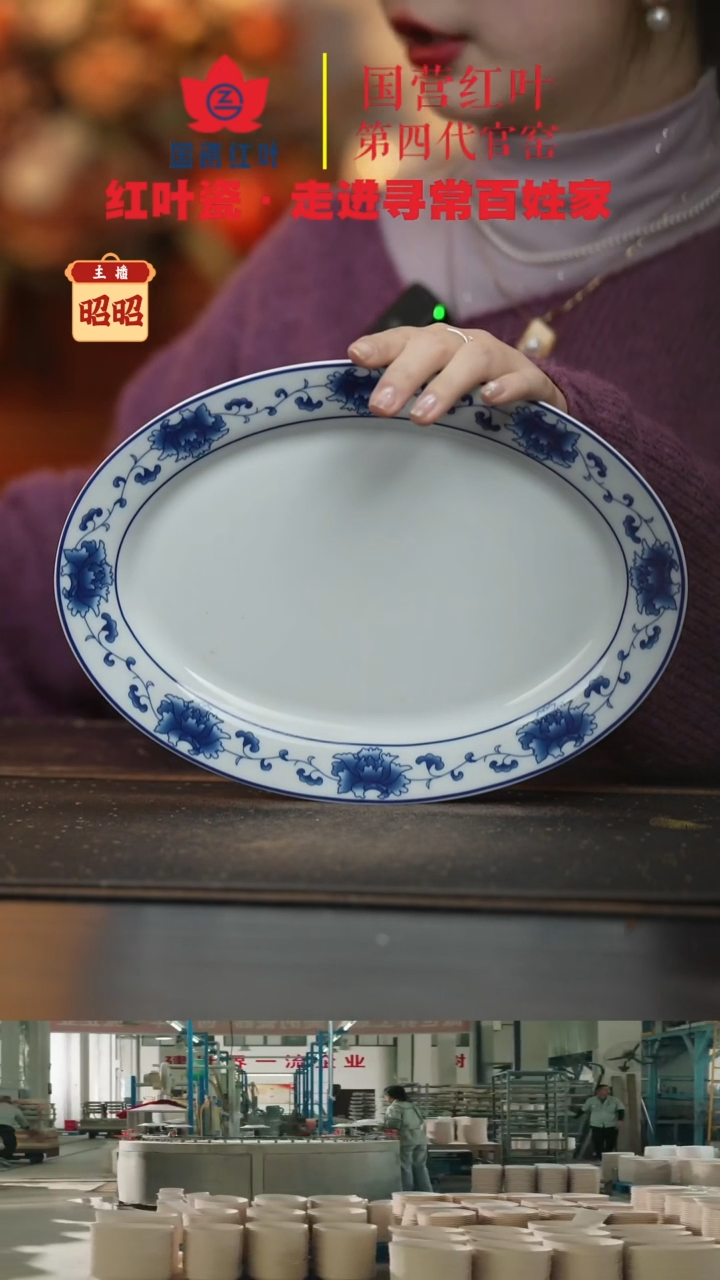 陶瓷1个微瑕满汉全席10英寸鱼盘