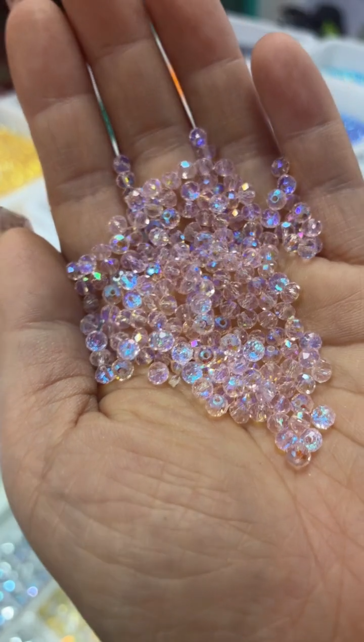 玻璃C01卡4国华扁100颗天堂真粉