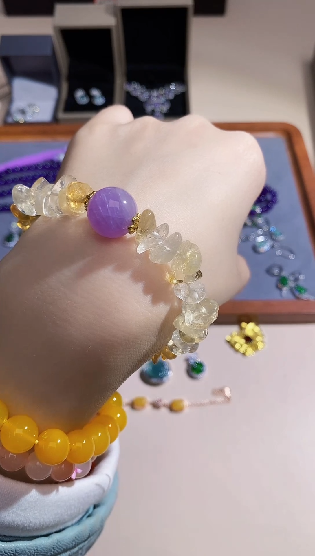 【闪购商品】水晶手串未镶嵌多样性 发其一  【78】