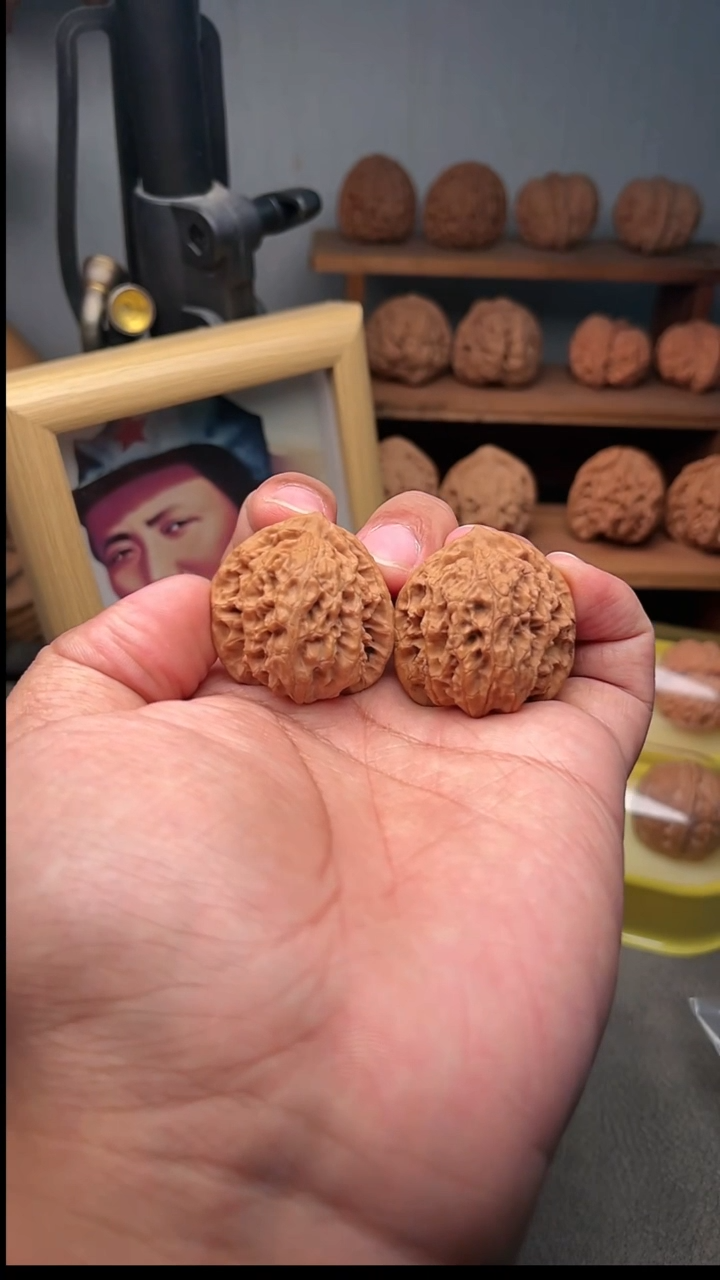 吊坠文玩核桃盘龙虎36