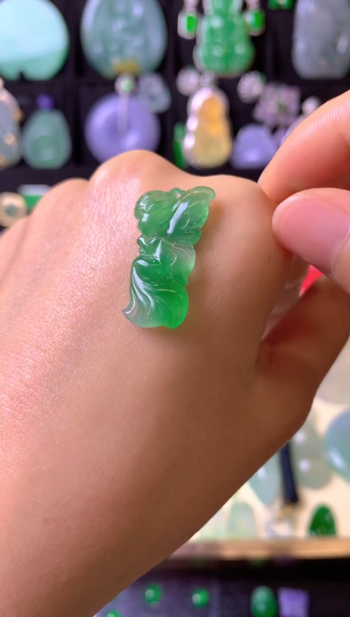 【闪购商品】定制翡翠未镶嵌1裸玉（客户意向镶嵌）