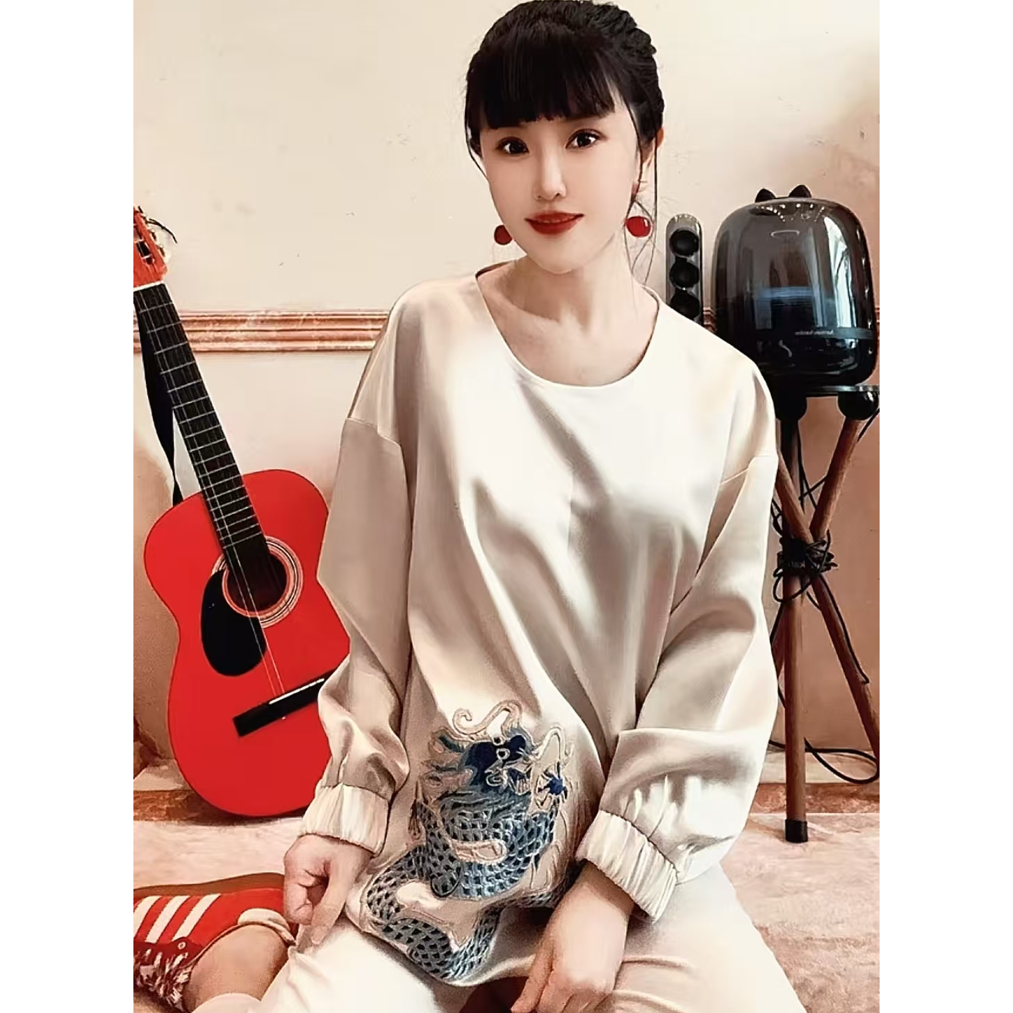 中式国风复古刺绣小上衣