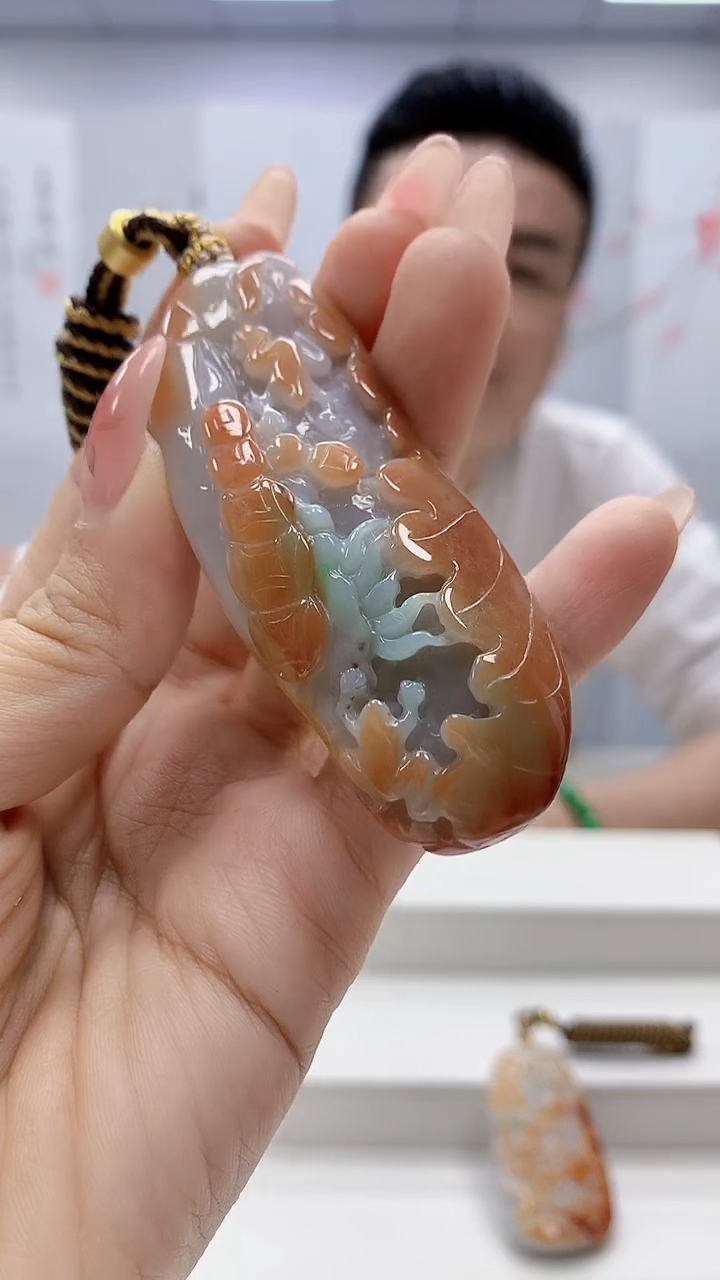 未镶嵌定制翡翠4990ty-毛货挂件33