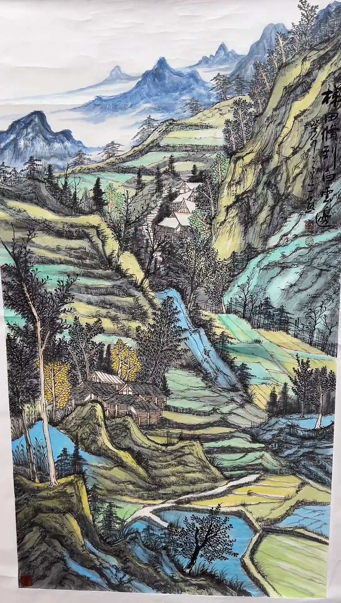 【闪购商品】国画道一老师亲笔绘画作品A107