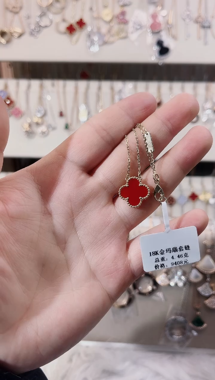 【闪购商品】玛瑙套链18K金镶嵌18K金镶嵌 K黄