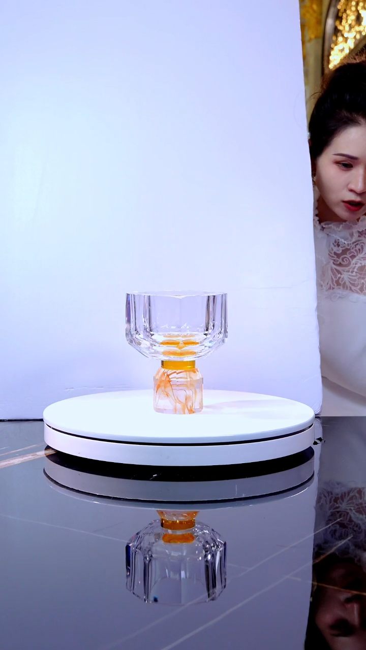 琉璃摆件LF0291艺术高脚收纳
