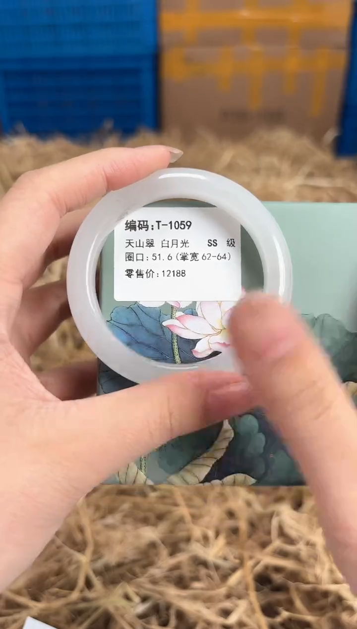 未镶嵌手镯石英质玉T-1059