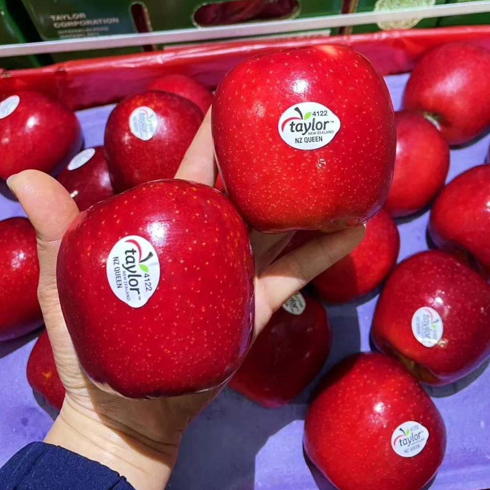 新西兰泰勒红玫瑰苹果4个2.8斤左右新鲜苹果上海市