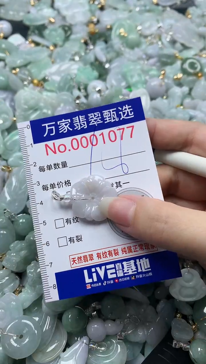 吊坠(不含链)未镶嵌翡翠1077