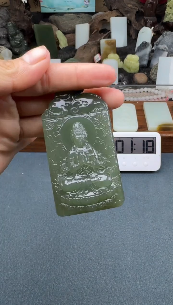 【闪购商品】和田玉颈饰未镶嵌开心