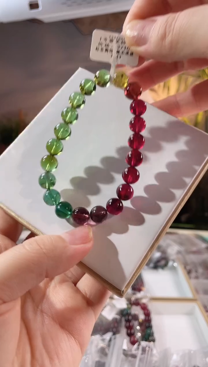 【闪购商品】碧玺手链未镶嵌单圈手链9+