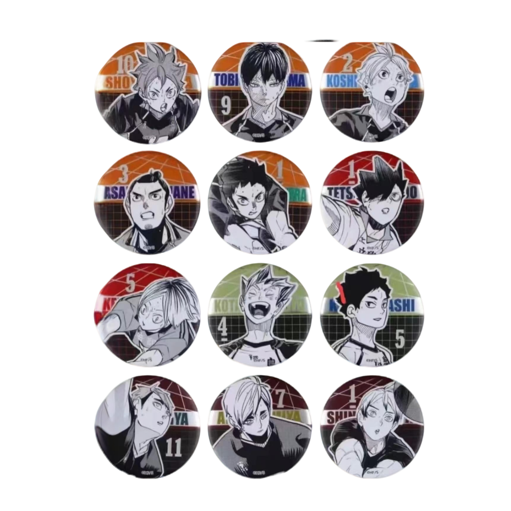 【麻瓜】日谷排球少年 浮雕吧唧第二弹盲盒（默认代拆）