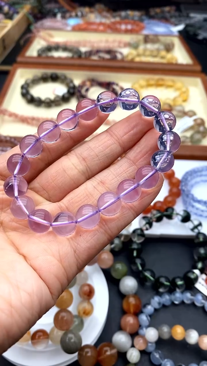 【闪购商品】水晶手链未镶嵌紫玉晶