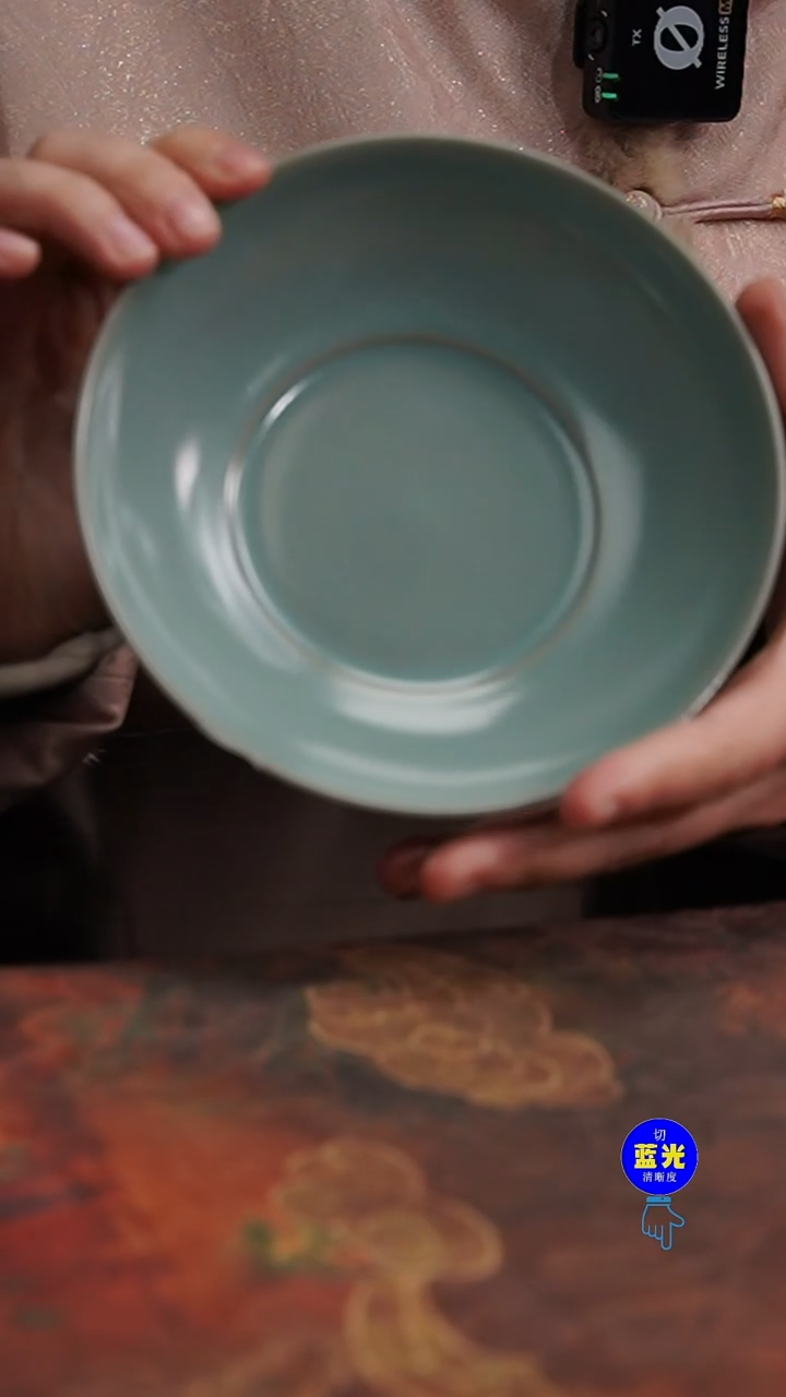 摆件瓷瑕品清凉寺原矿釉青承081