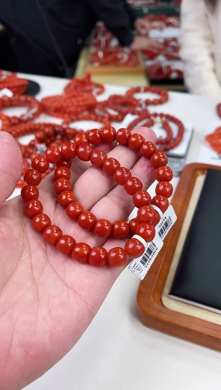 【闪购商品】南红玛瑙瓦西老型手串10+未镶嵌（多样式发其一）