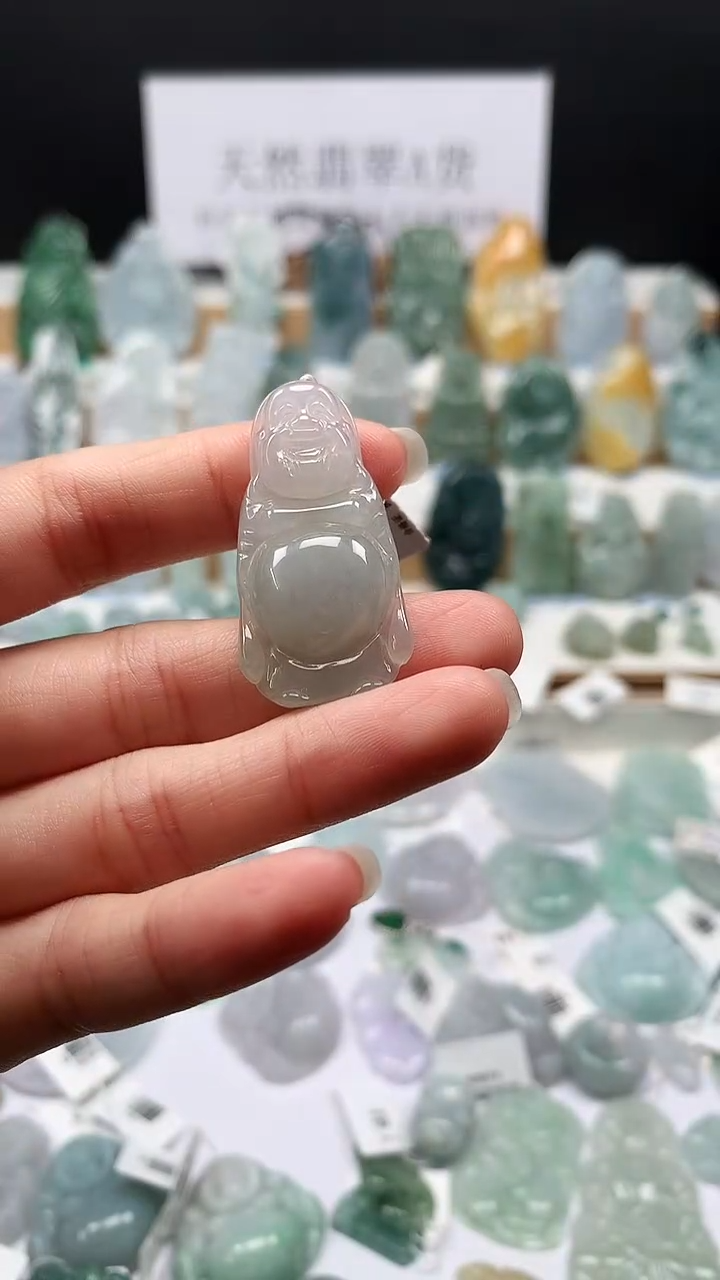 吊坠(不含链)未镶嵌翡翠10站佛