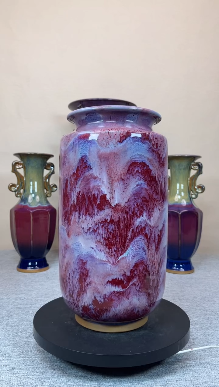 摆件陶神垕钧瓷收藏工艺品