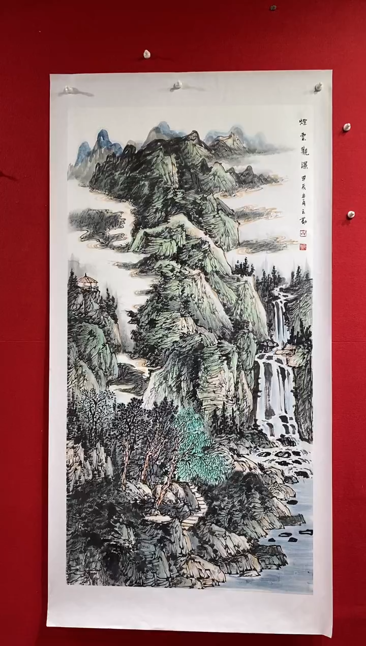 国画国画NYQ杰牛云勤老师作品