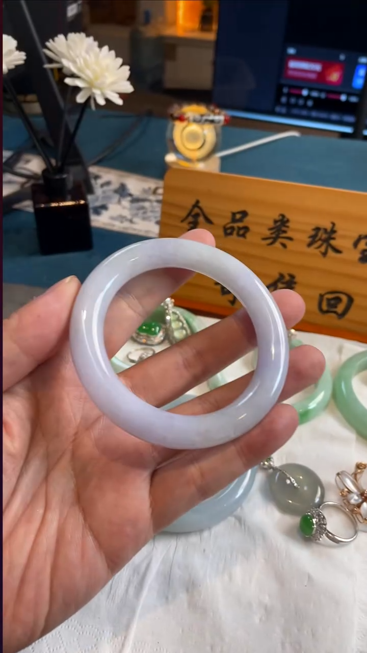 未镶嵌定制翡翠1666号57圈