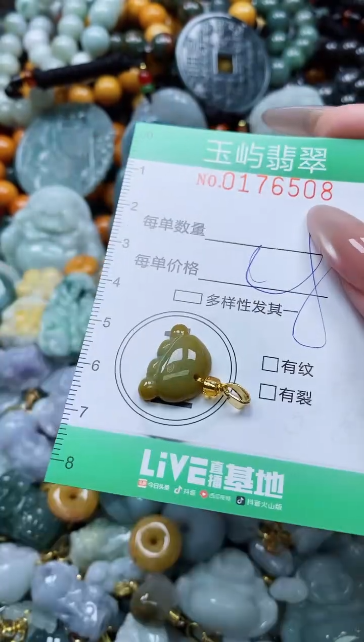 翡翠未镶嵌颈饰闪购0176508