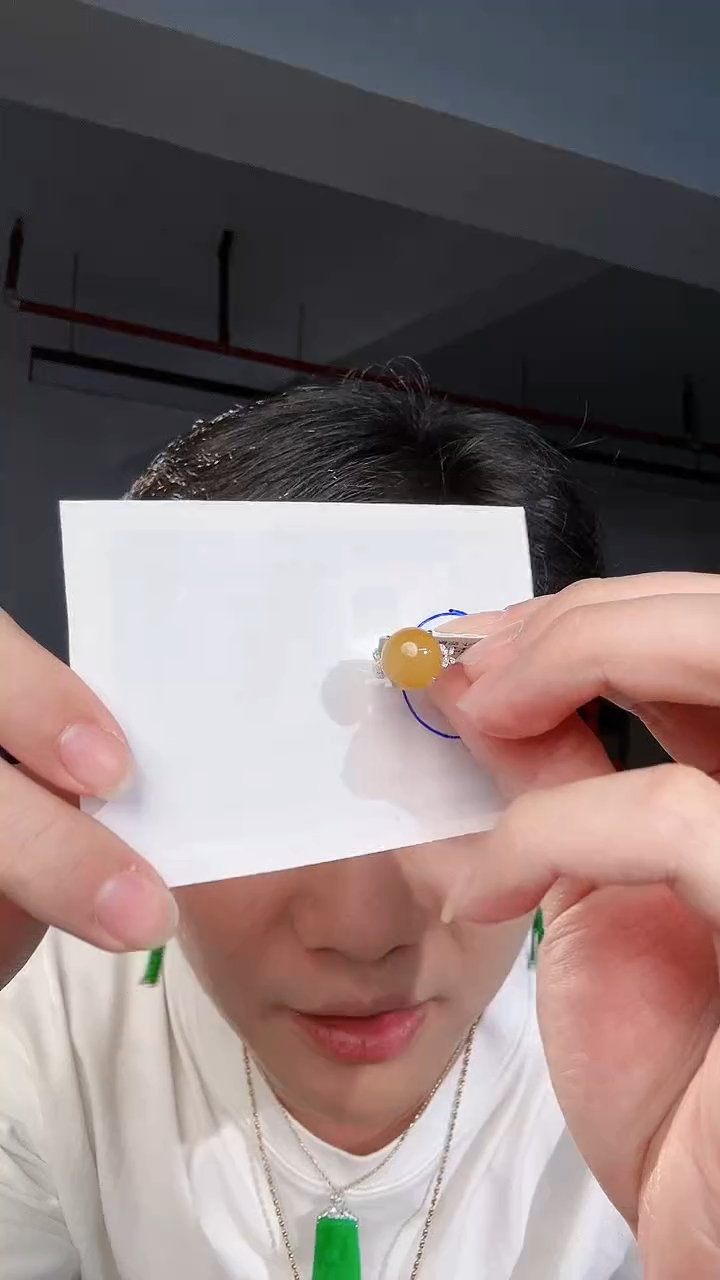 【闪购商品】翡翠戒指18K金镶嵌缅料A货翡翠/支持复检/一件