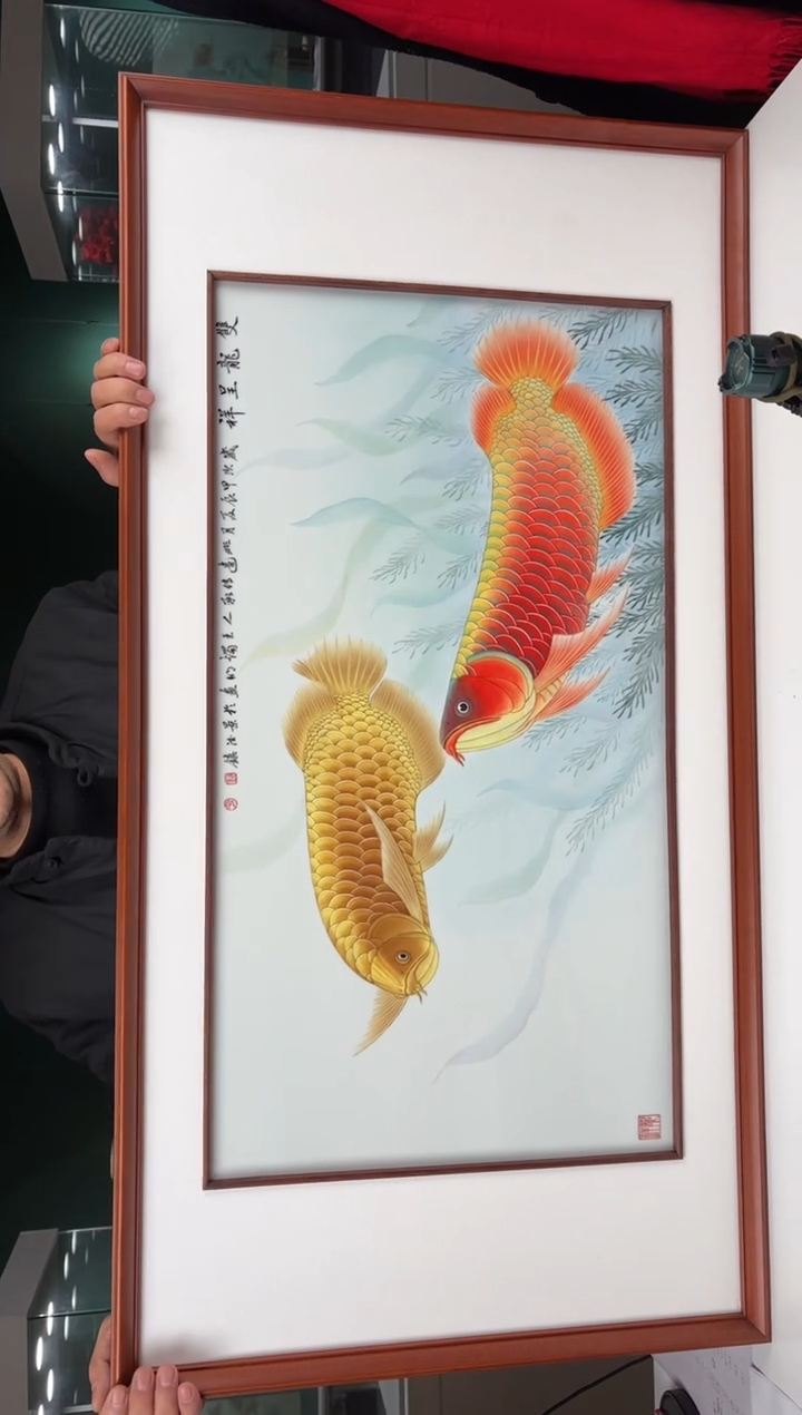 【闪购商品】瓷版画F22【人间瓷画】《王烛明》