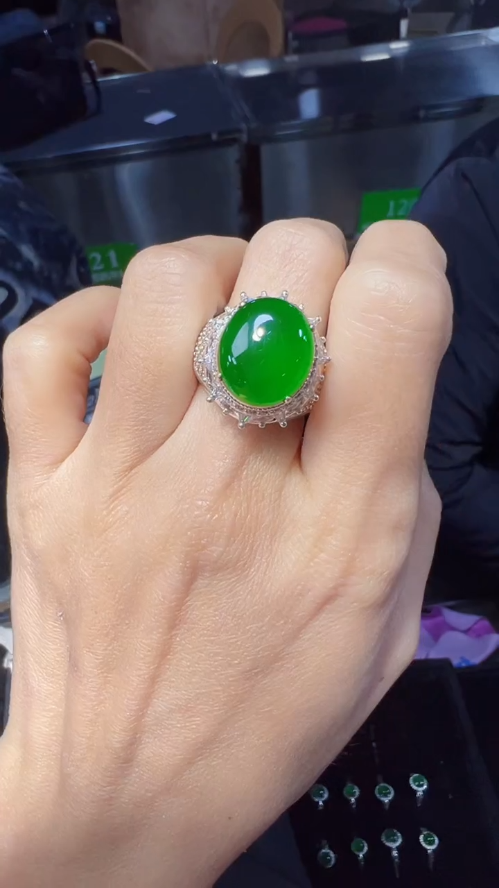 【闪购商品】定制翡翠未镶嵌蛋面1