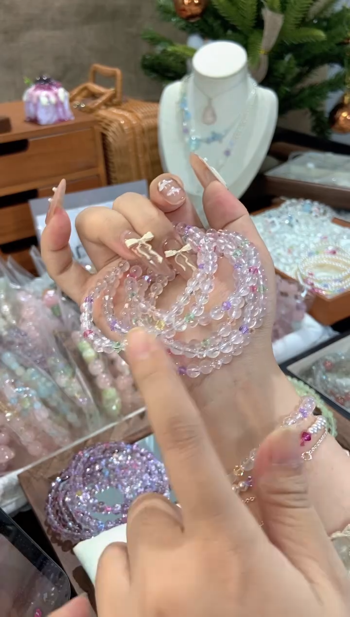 未镶嵌手串水晶孤品捡漏均匀瑕疵介意勿拍
