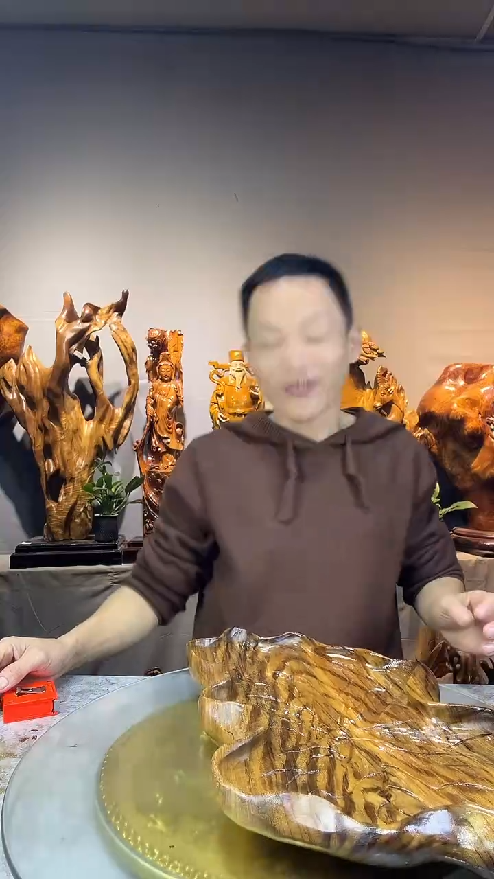 金丝楠广****木小叶桢楠随行摆件29