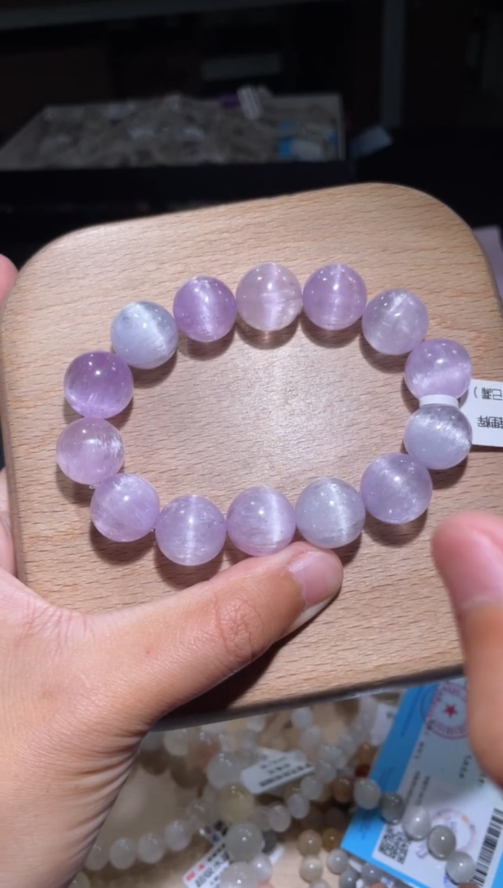 【闪购商品】锂辉石紫锂辉未镶嵌123号多样性发货一T 约15mm