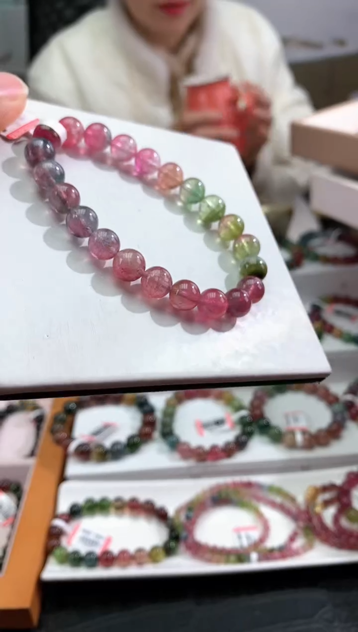 【闪购商品】碧玺手串未镶嵌多样性发一条