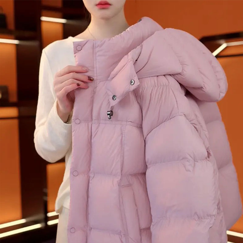 香朵儿【暖暖质感】2025新款潮流外衣针织领袖口翻边撞色气质短外套