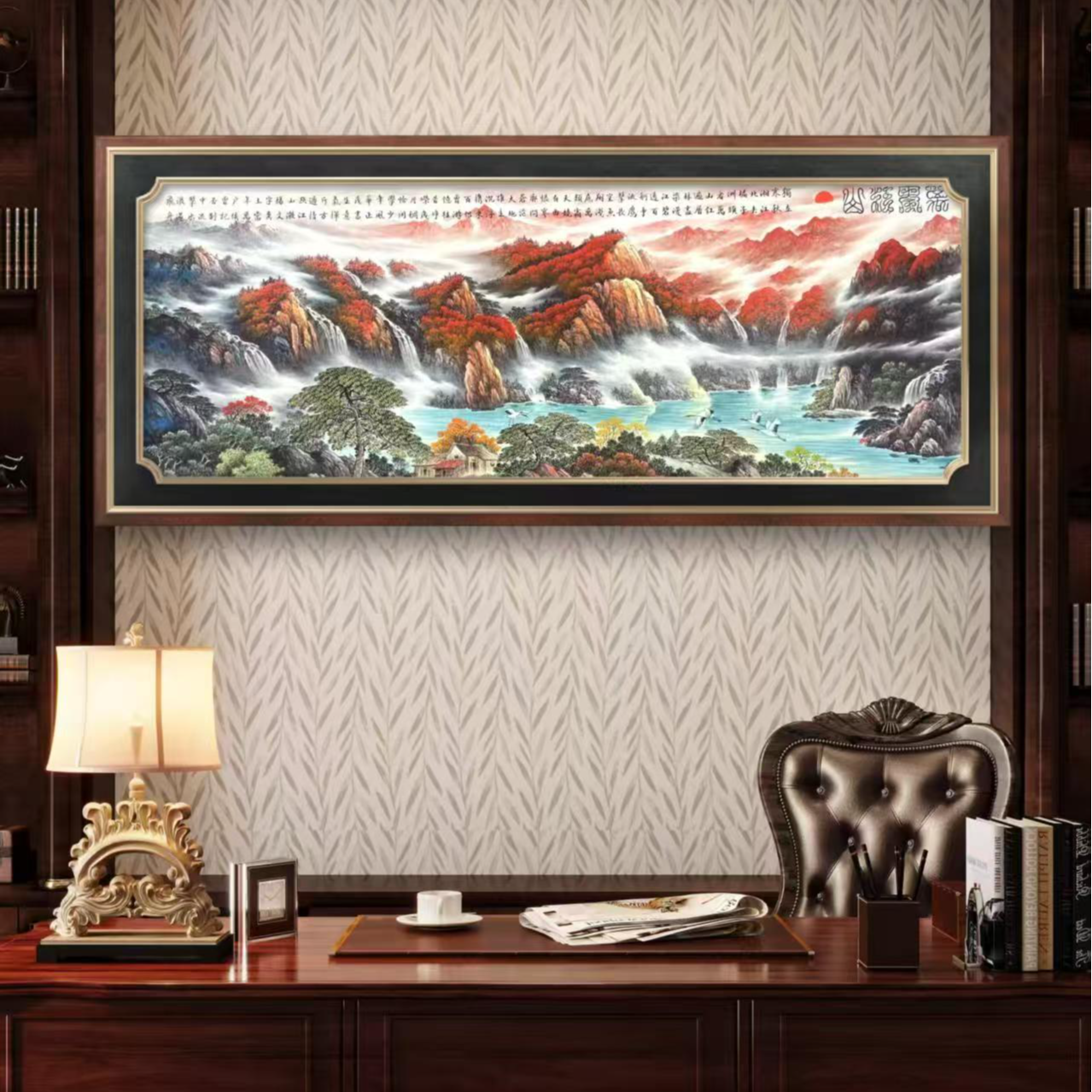 刘俊敏教授展览代表作品《万里江山》