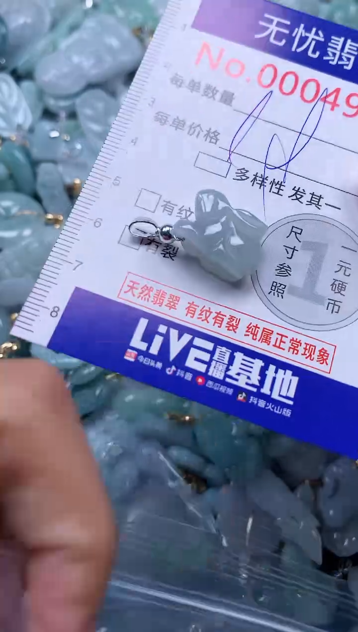 颈饰未镶嵌翡翠4916