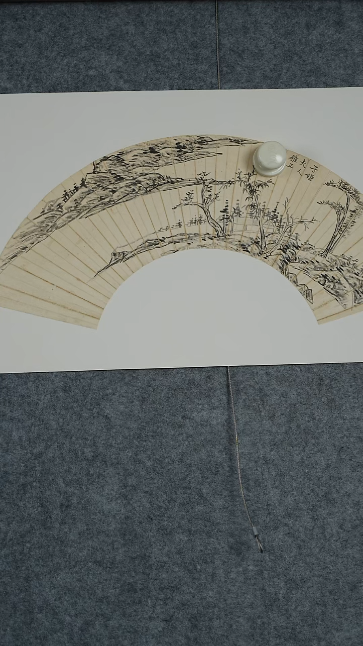 版画李老师-书画扇面