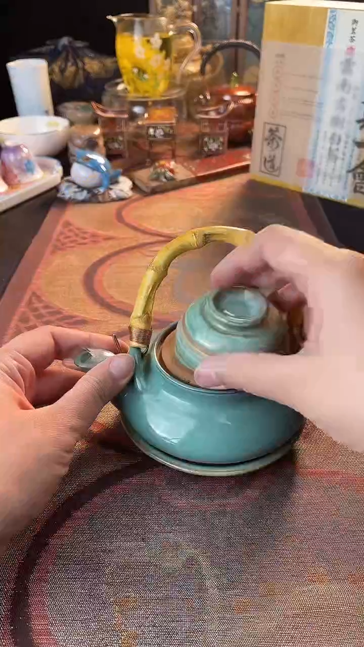 瓷片绿**踪散瓷默认微瑕，看清尺寸品相再拍