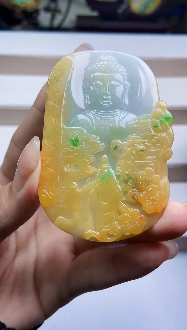 颈饰未镶嵌翡翠翡翠A货