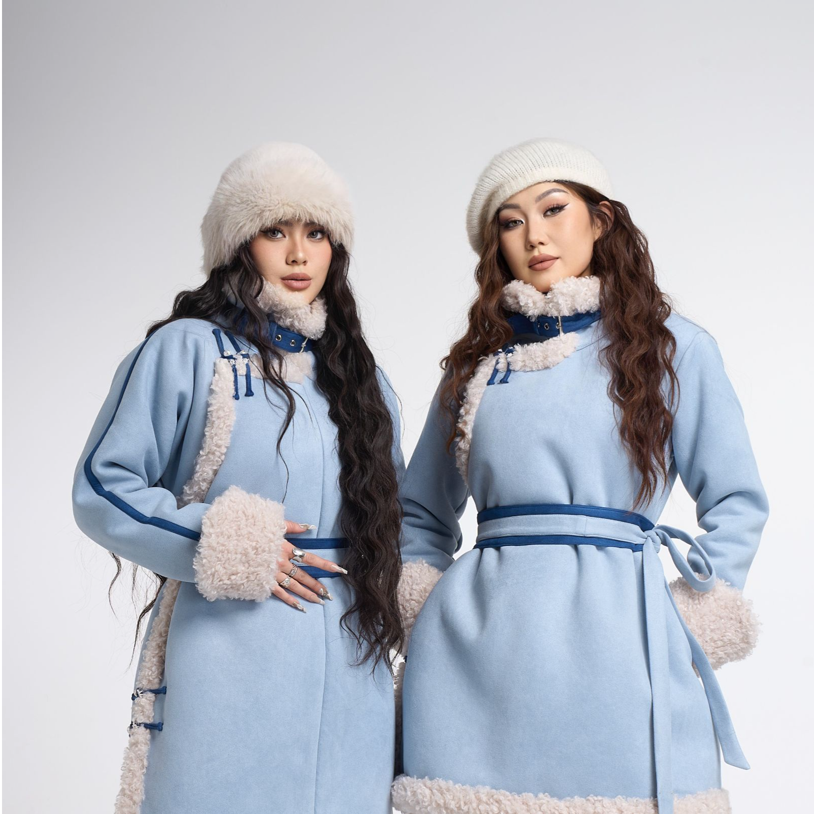 【黛尔玛精品服饰1】设计师冬季新款女士彩色拼接民族风外套X6051