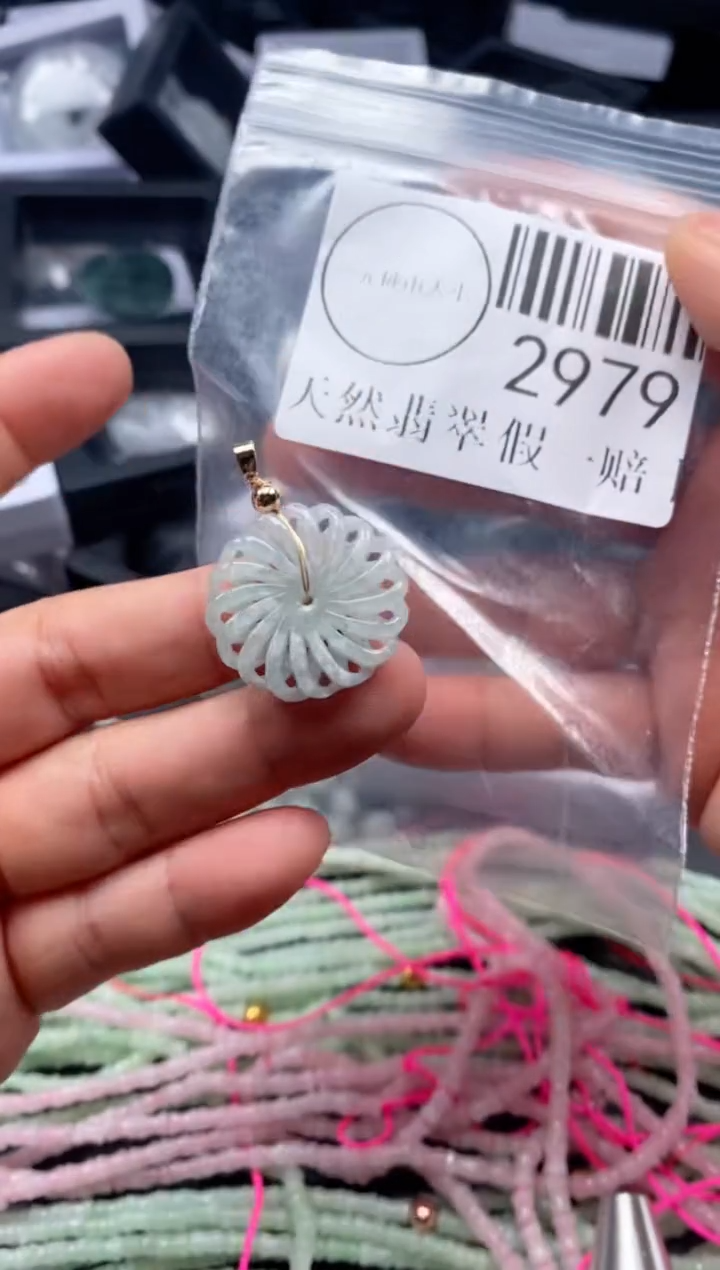 吊坠(不含链)未镶嵌翡翠2979