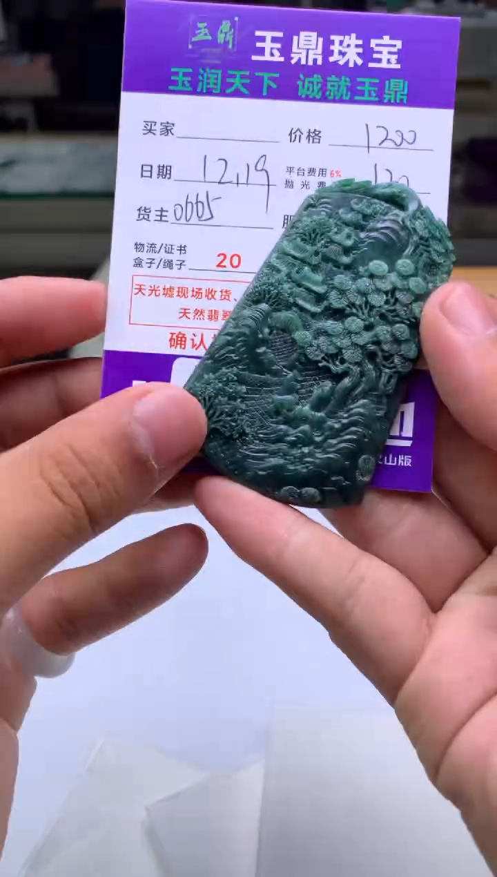未镶嵌定制翡翠欲**止F0513194
