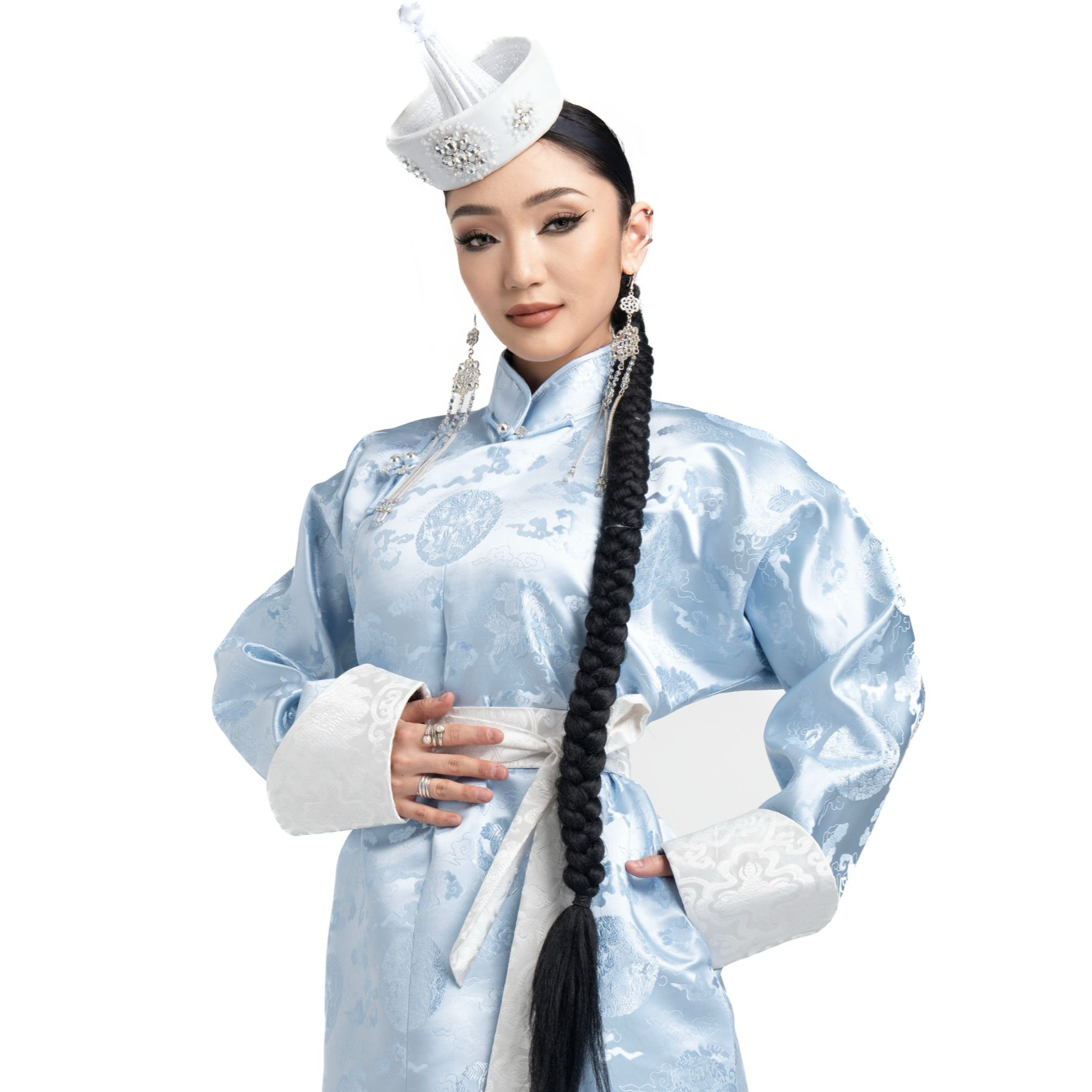 【黛尔玛精品服饰4】设计师四季款女士民族风长款传统袍X6006