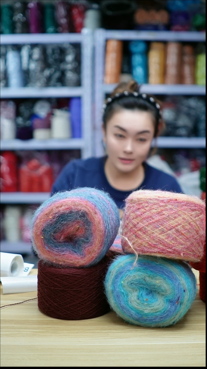 羊毛欢姐手编线B015