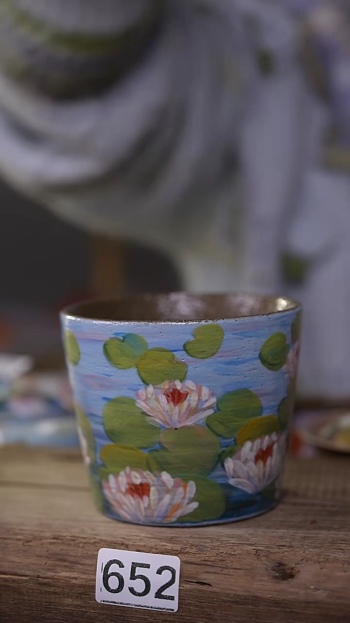 【闪购商品】瓷片油画风·彩绘·设计师石一款