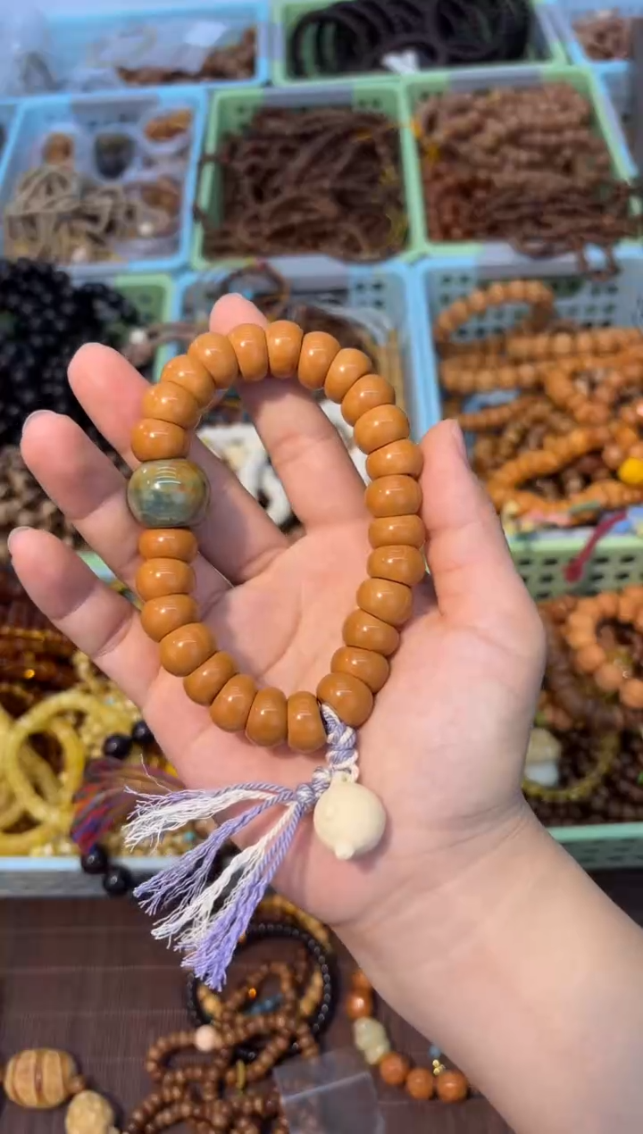 吊坠白玉菩提光面无相把把壶手持