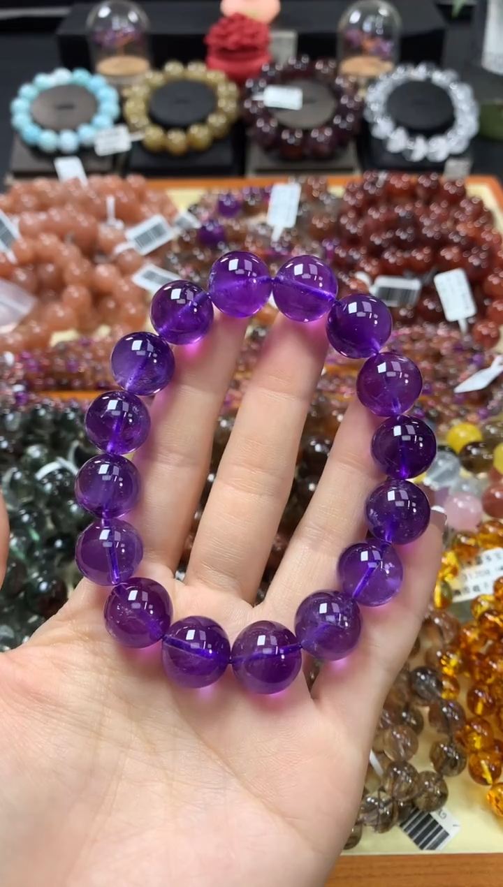 未镶嵌手串水晶13+