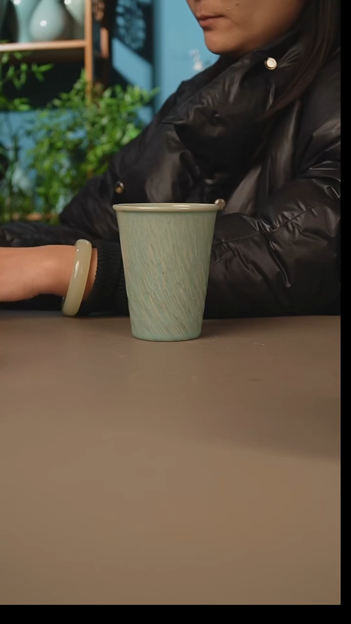 仿古可乐杯微暇      