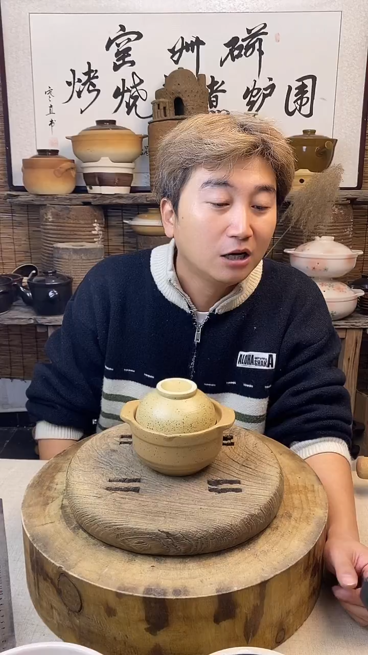 土陶迷你一人食炖盅煨汤小土锅（可明火.可干烧）