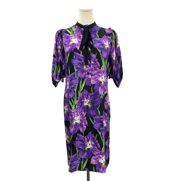 妃鱼/古驰/桑蚕丝/连衣裙/95新/M6/15