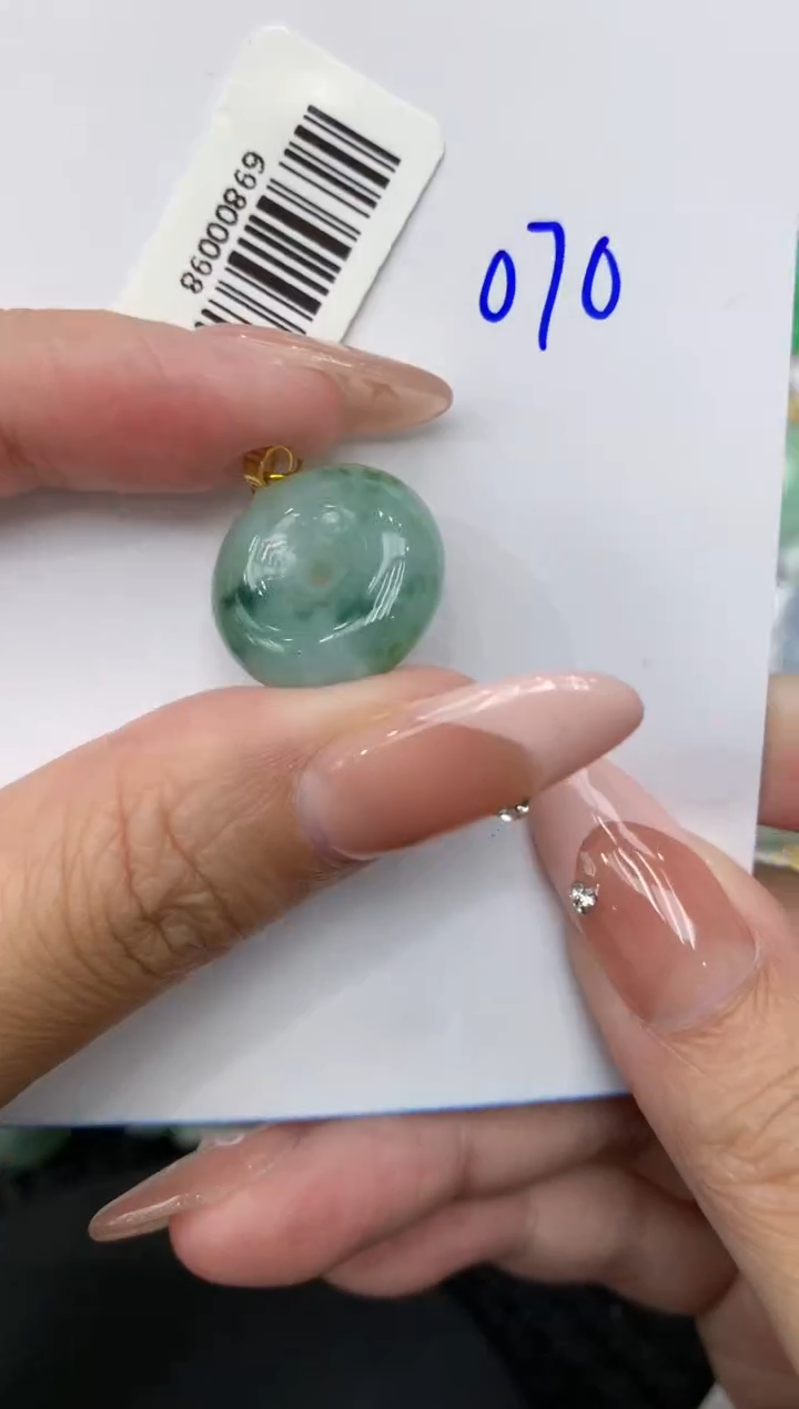 【闪购商品】翡翠颈饰18K金镶嵌111111111