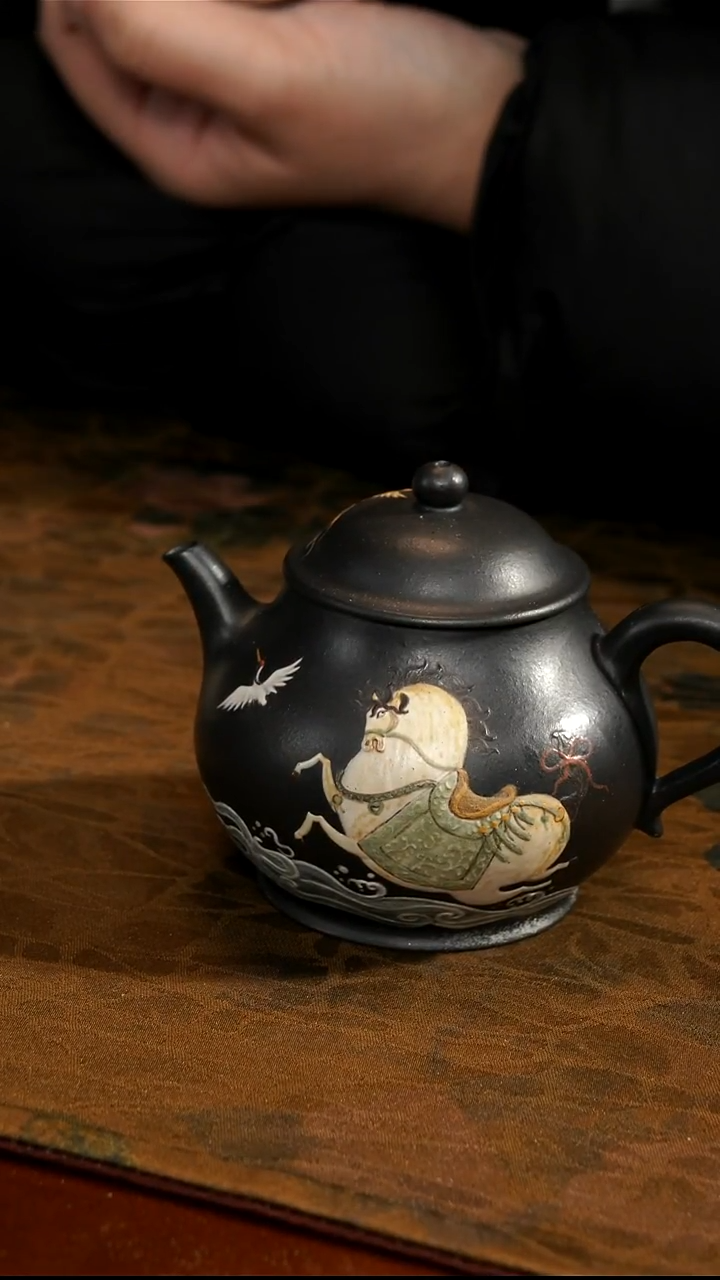 茶壶紫砂泥唐马壶